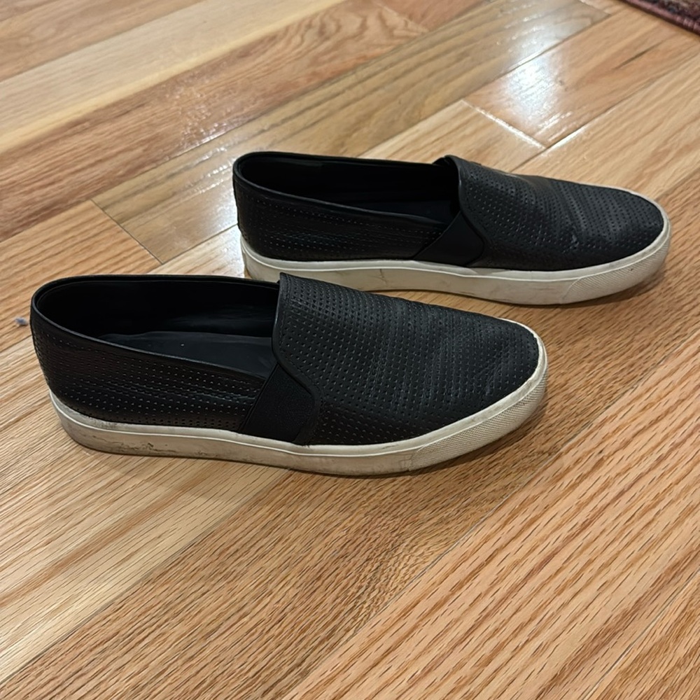Vince leather and rubber slip on sneaker